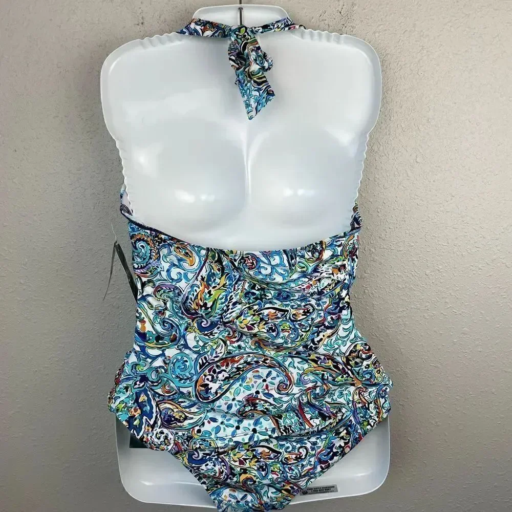 NWT Lauren Ralph Lauren Tankini and Matching Bottoms Sizes 10 or 16
